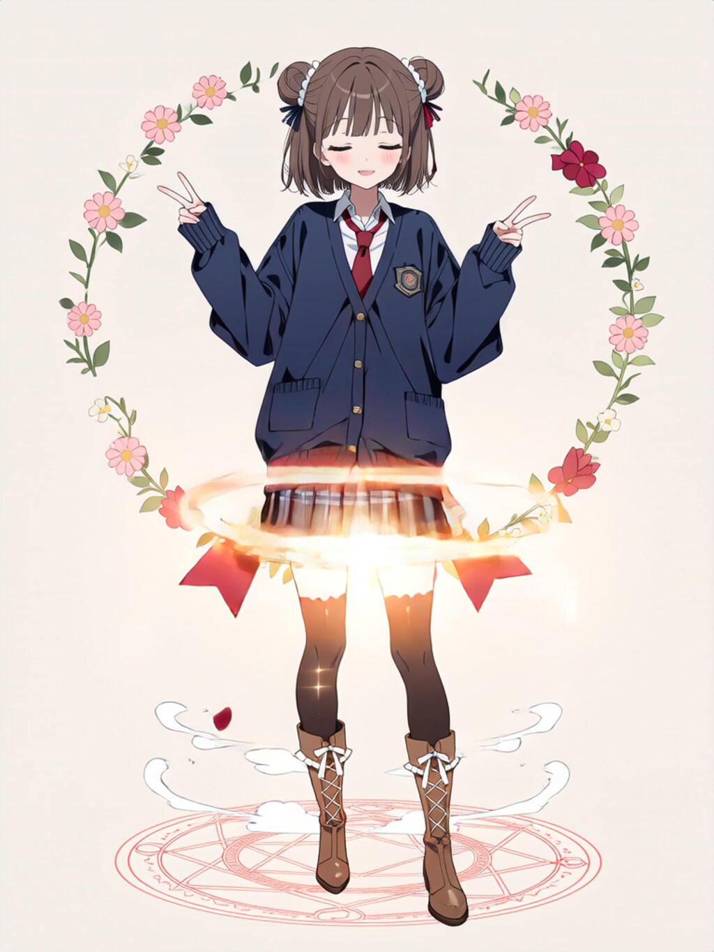 変身！魔法少女 ふかめちゃん【パラパライラスト】