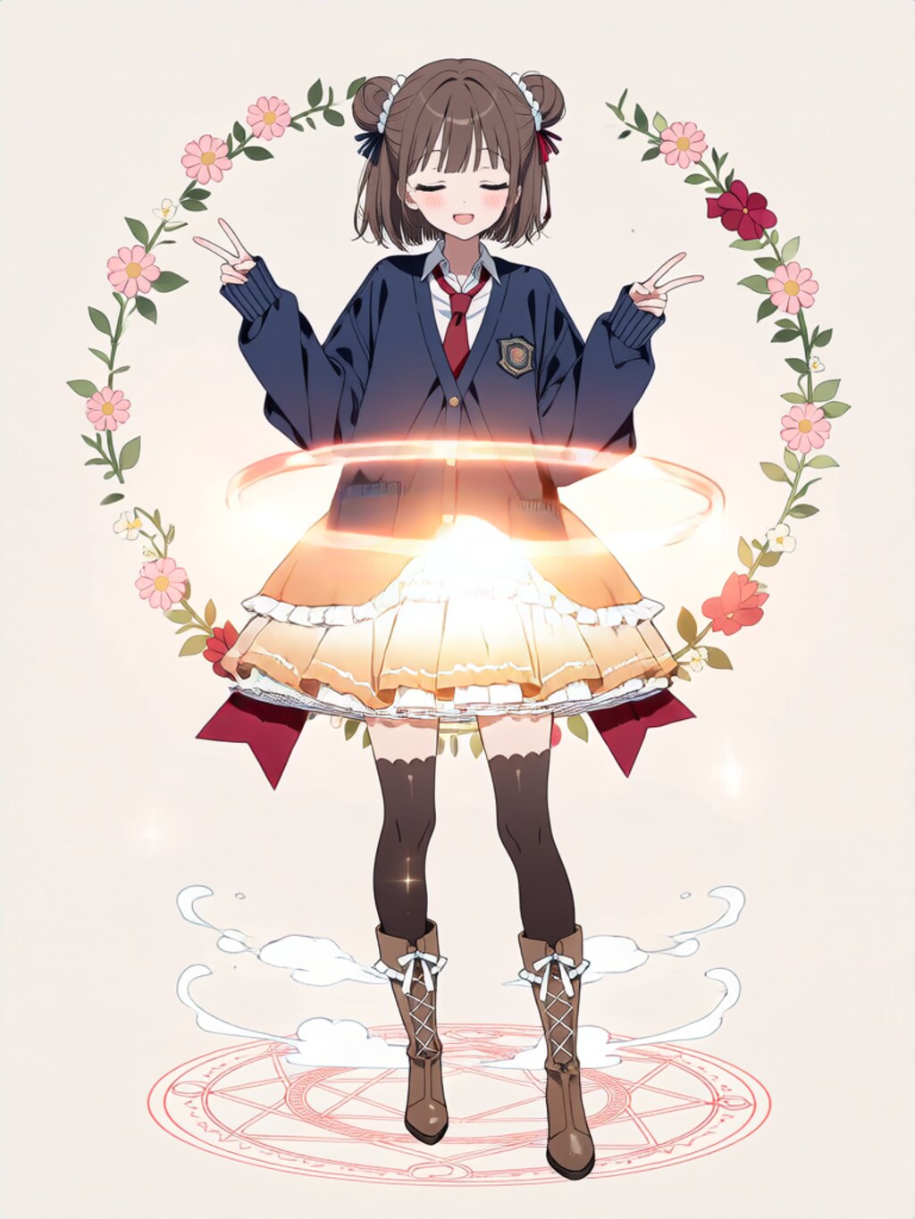 変身！魔法少女 ふかめちゃん【パラパライラスト】