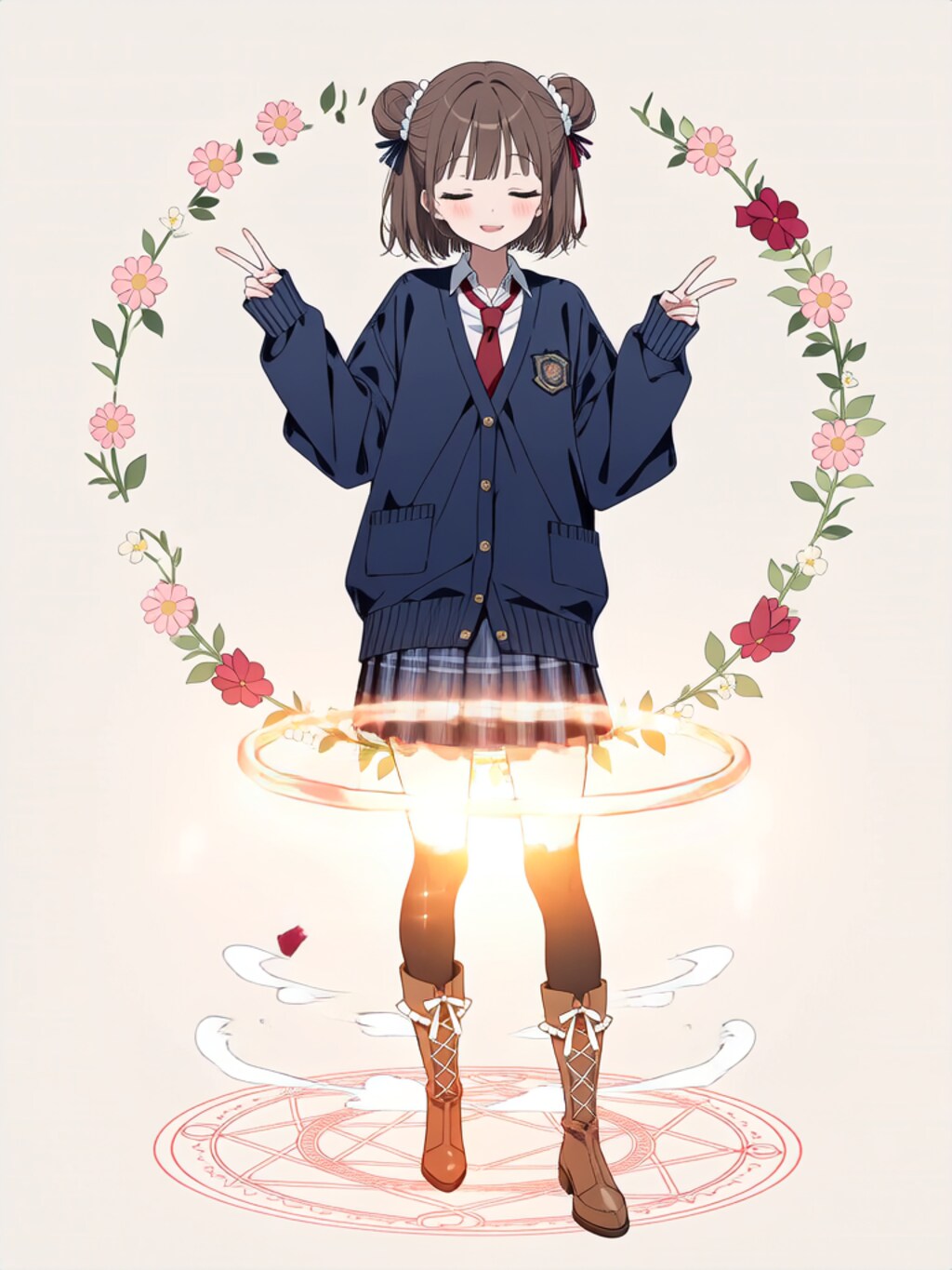 変身！魔法少女 ふかめちゃん【パラパライラスト】