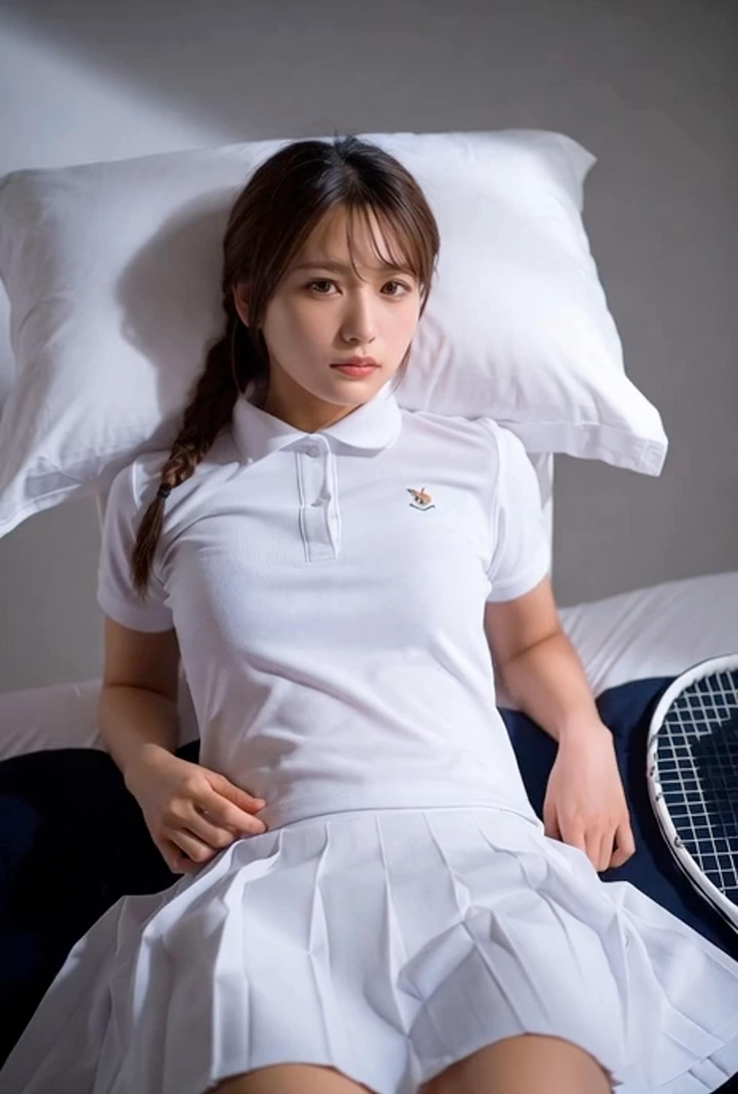 テニス部のコーチに半ば強引にされて放心状態JK