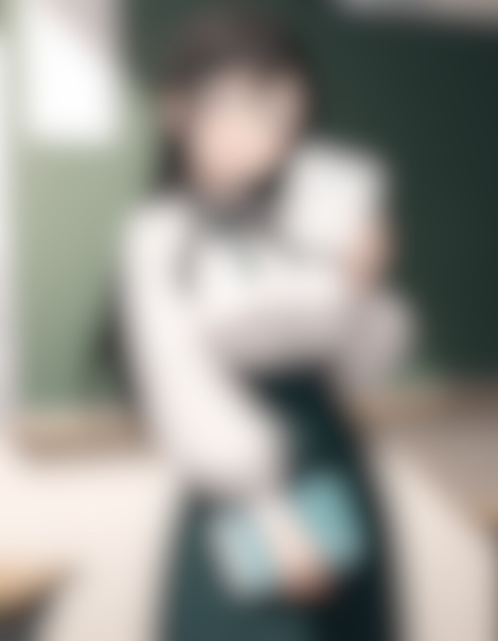 黒髪ロングちゃん先生