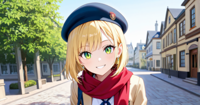 同級生と登校1