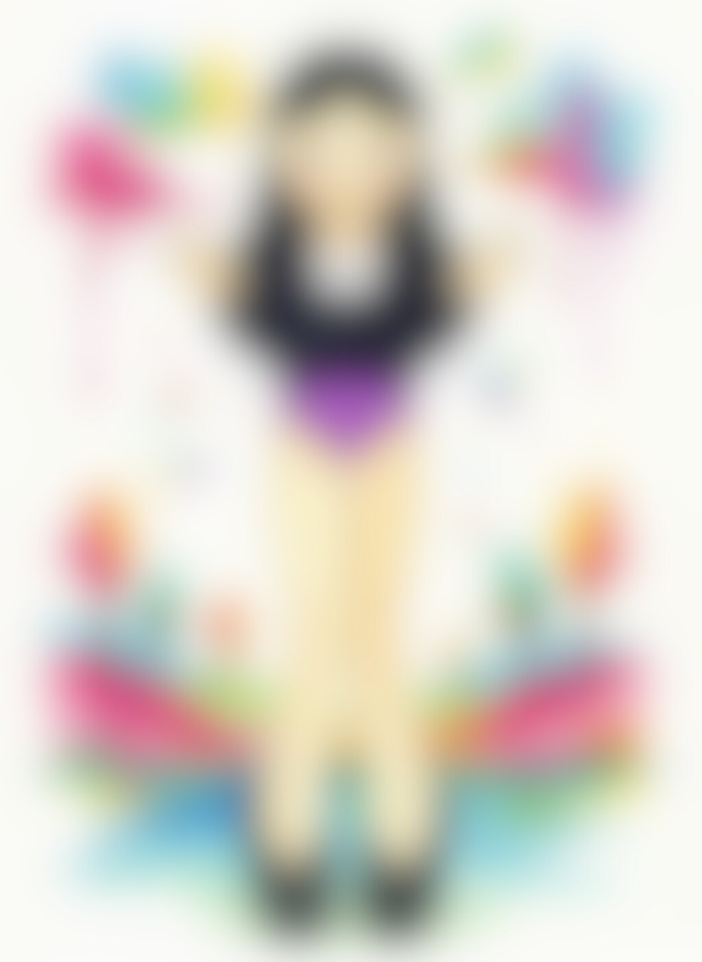 レオタスーツの女性