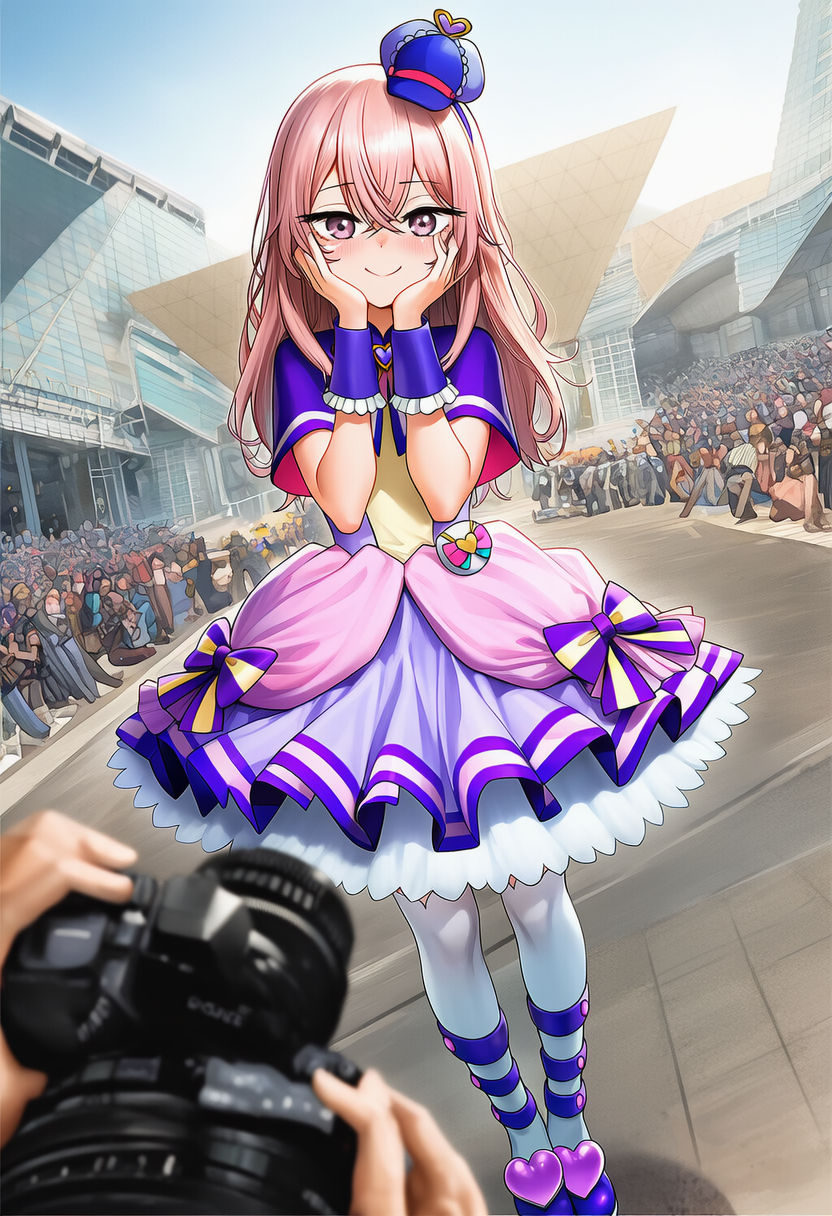 ◯ュア◯レンディのコスプレをした◯紗寿叶が種付けおじさんのガルガルに負けちゃう話