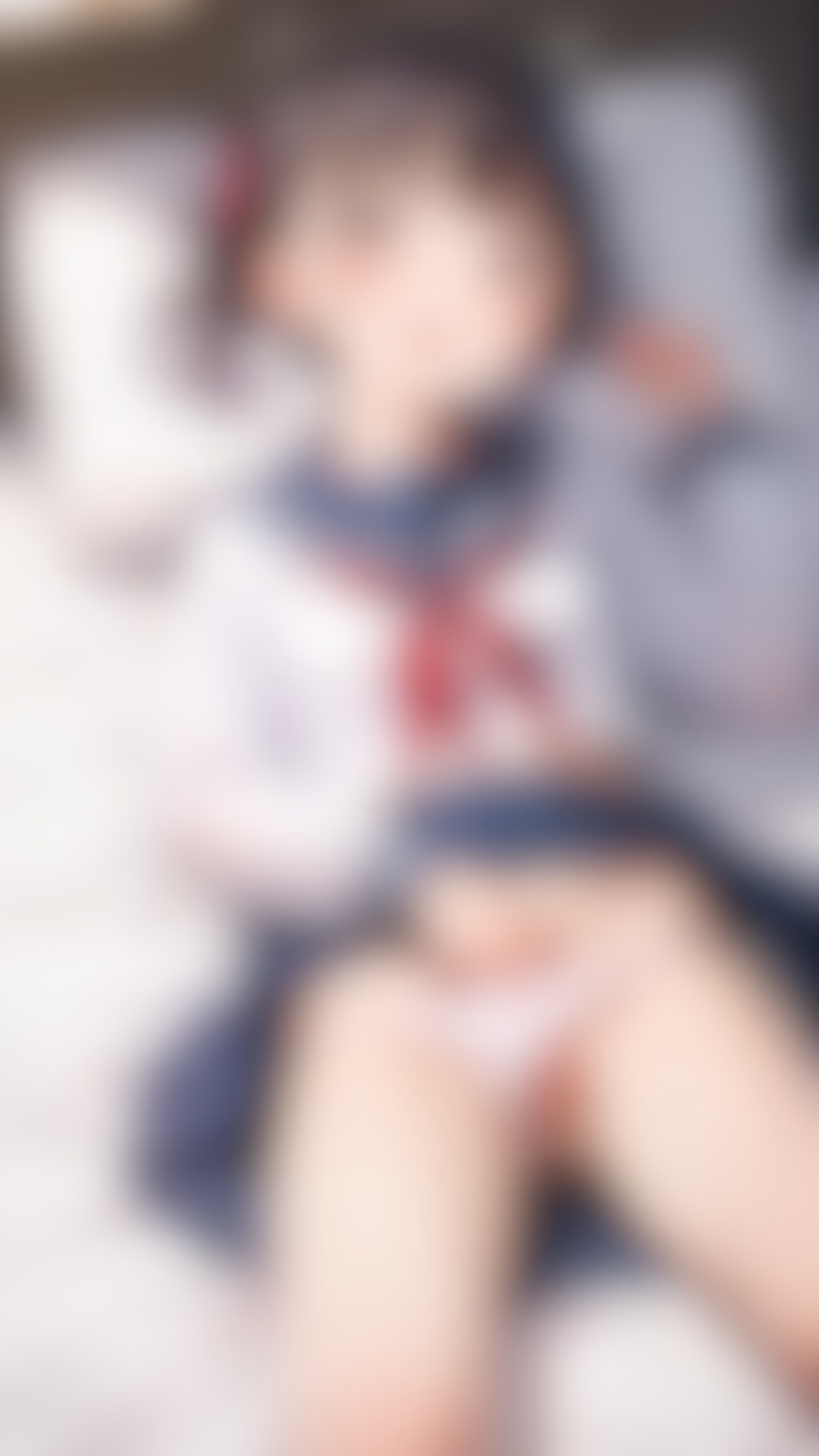 〇リJ〇ちゃんたちがセーラー服＆全裸で指オナ（10枚）