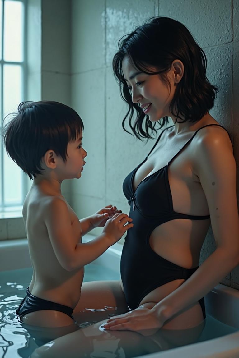 ママと内湯
