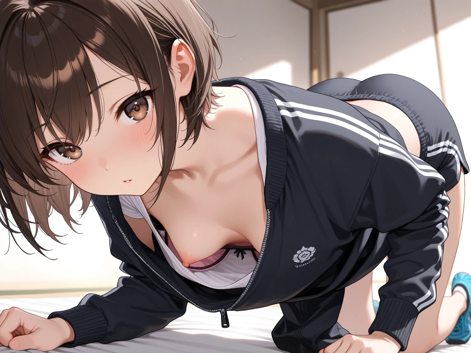 40枚:アスリート胸チラ