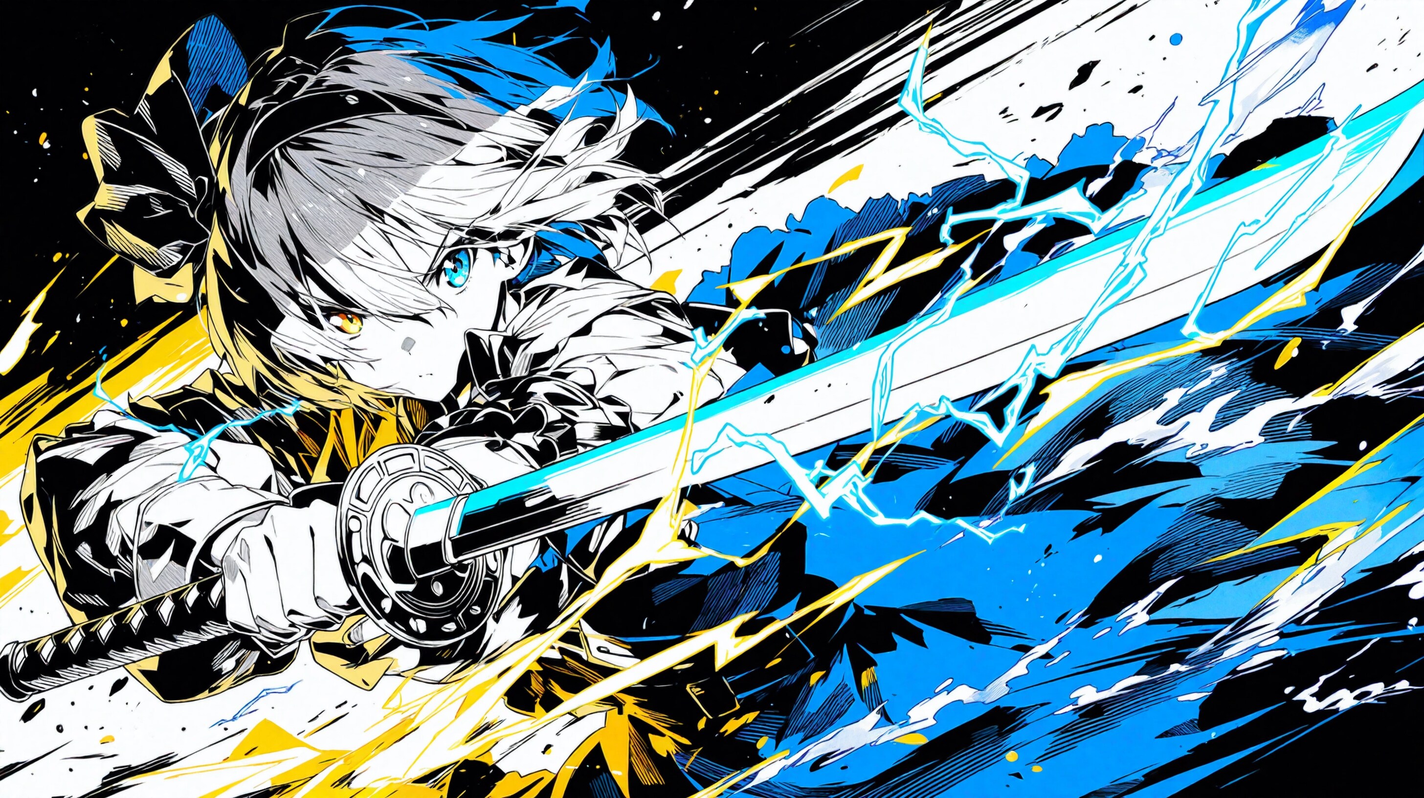 ハイエナジー、和風バトルアクション。