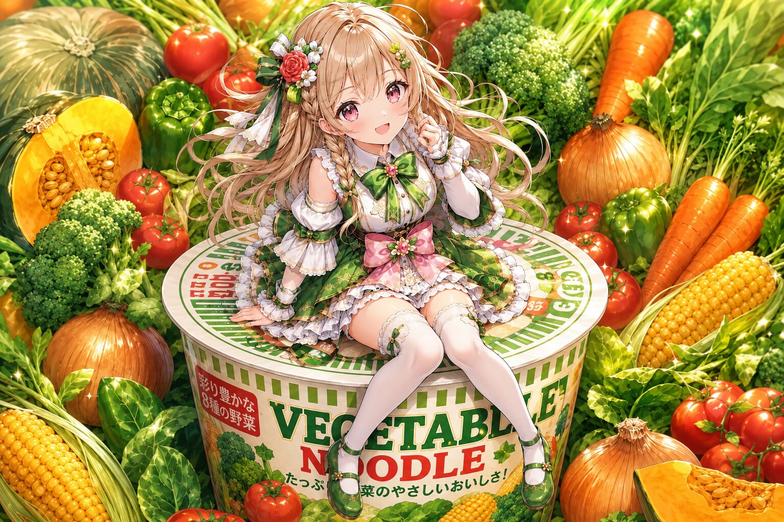 ベジタブルヌードル ボツ画像