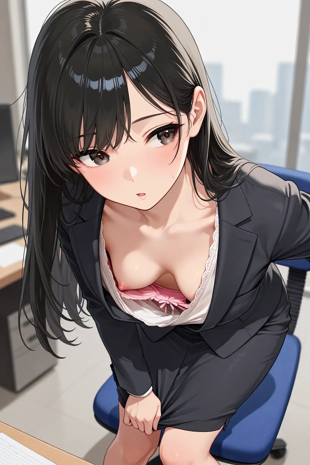 6枚:胸チラOL