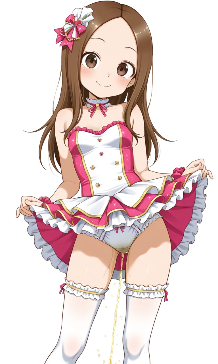 アイドル衣装で漏らす「高〇さん」