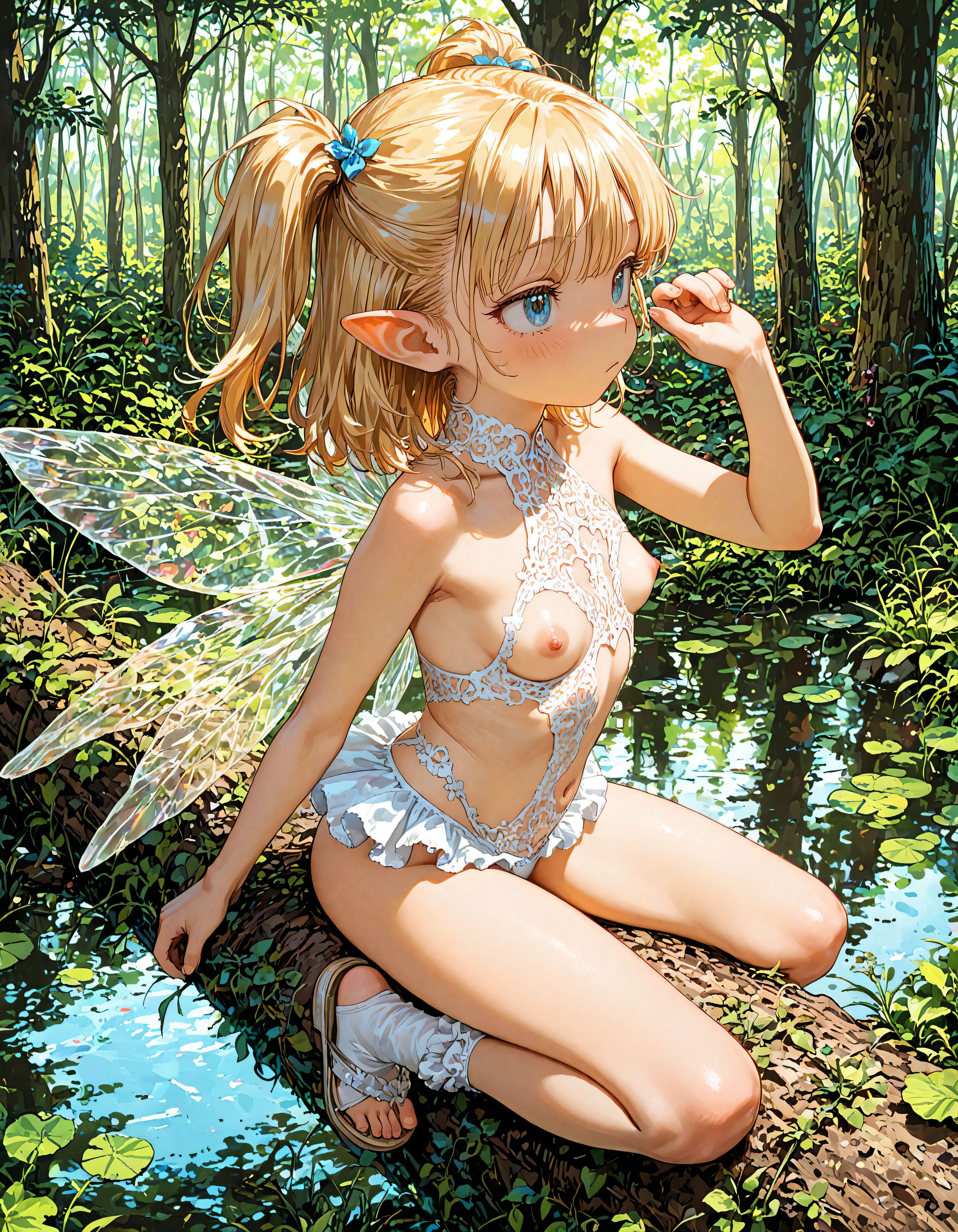 お胸と水辺とか