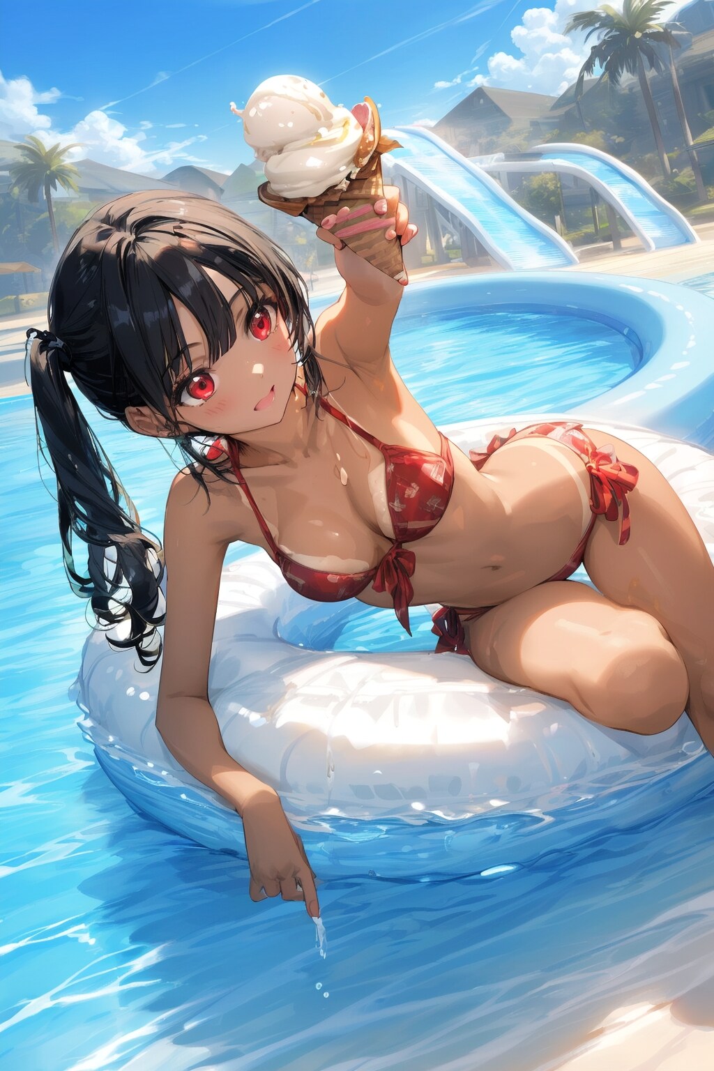 ねんがんのアイスクリームをてにいれたぞ