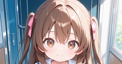 ピンクのリボン☆