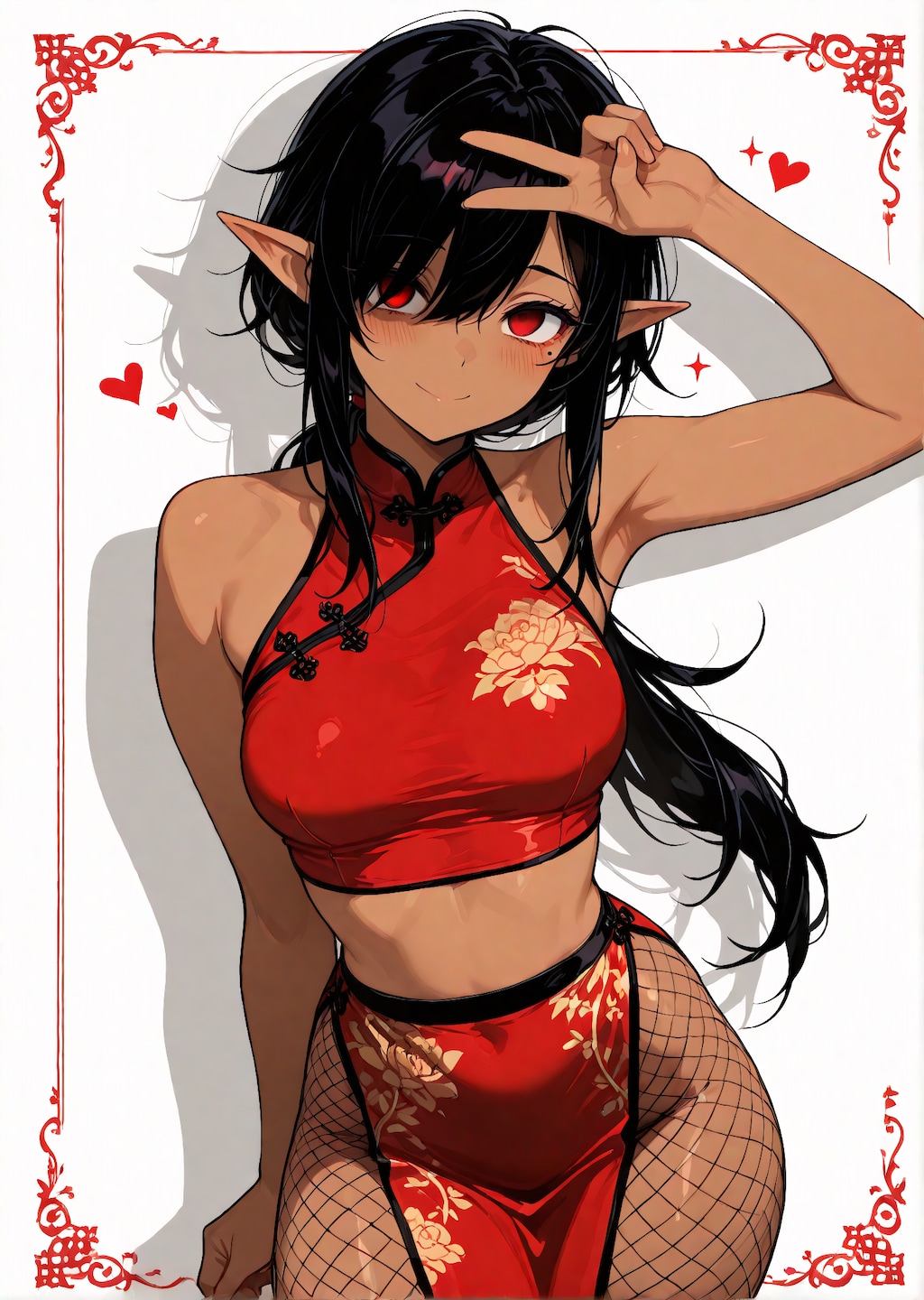 フォレとチャイナ服で...をR18にアップしました