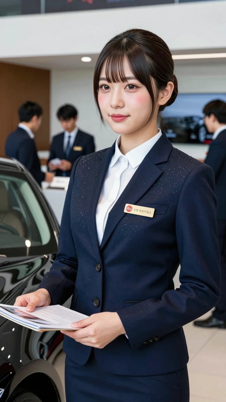ディーラーのお姉さん