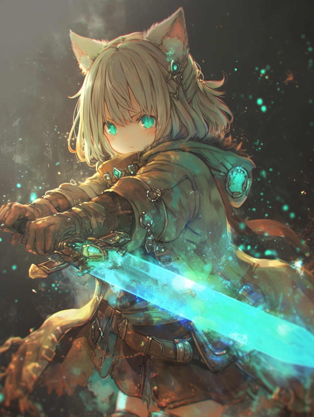 猫耳娘。