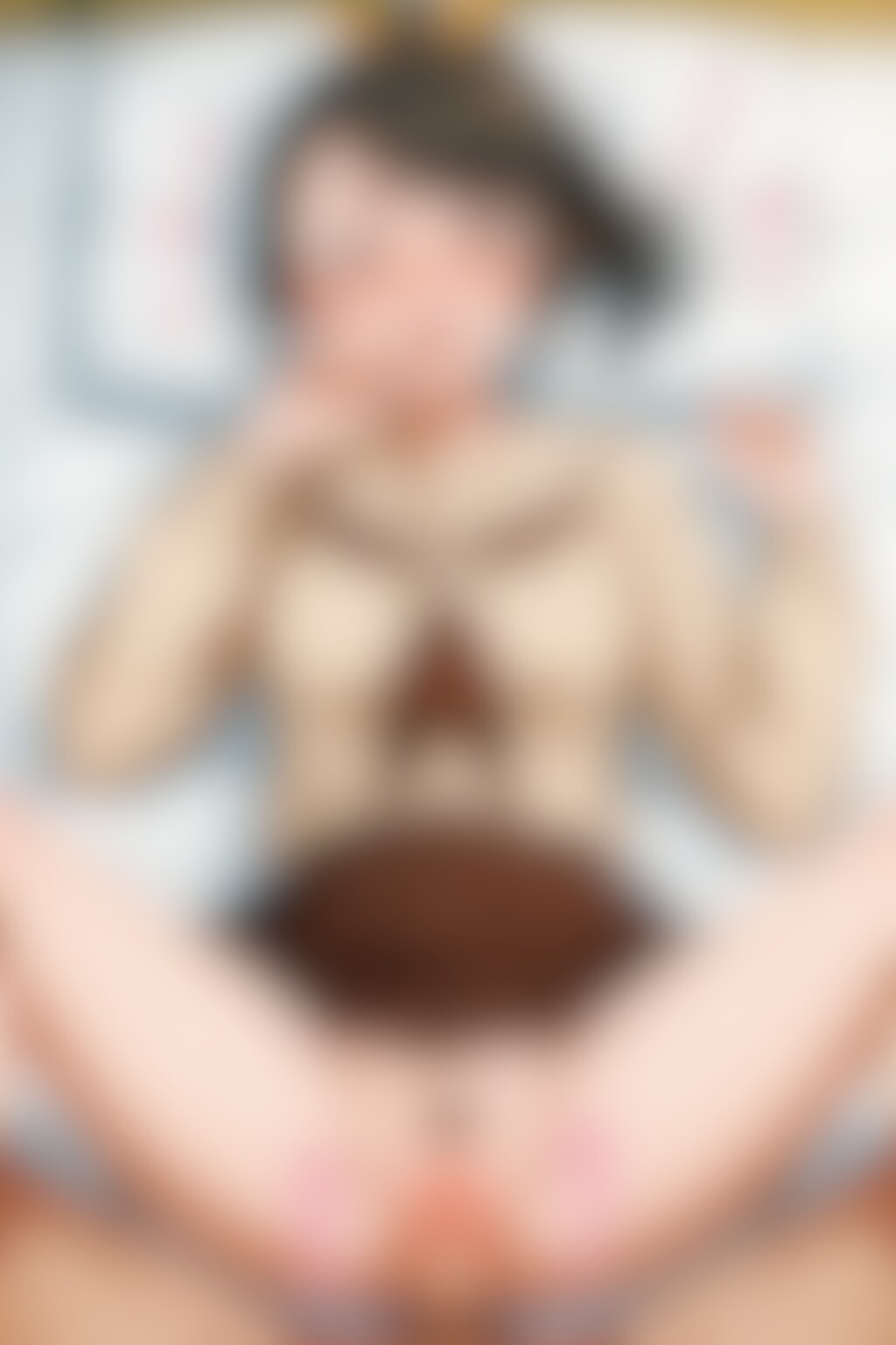 制服姿のポニテちゃんに中出し＆制服にぶっかけえっち💞✨