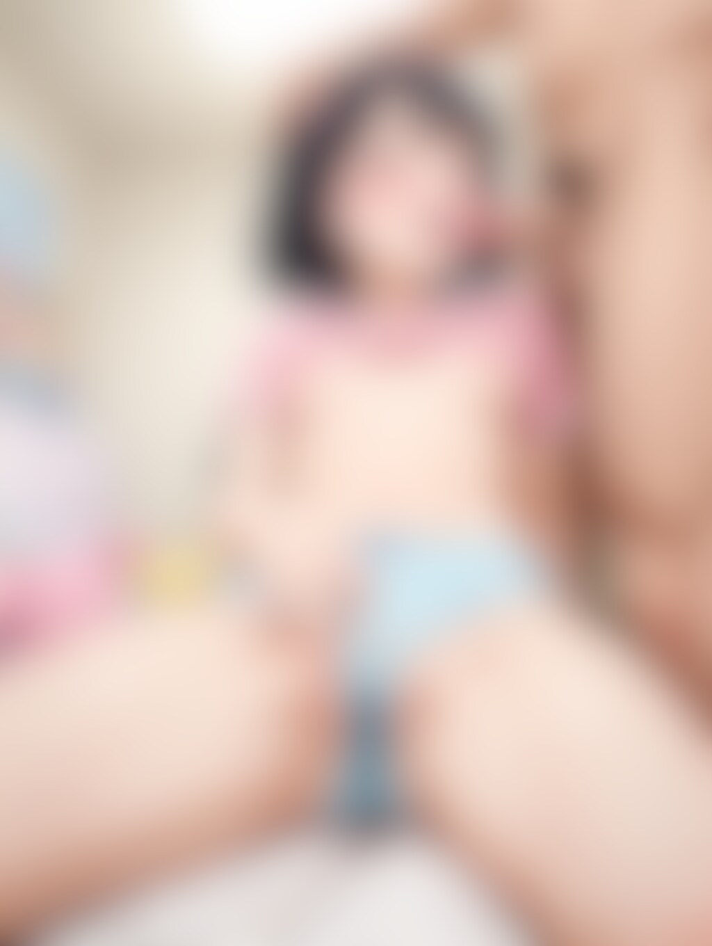 訪問者と少女　今日の戯れ A-106