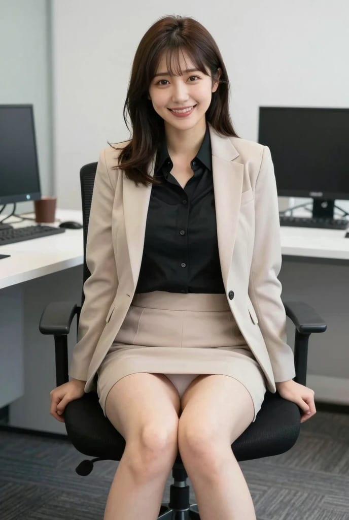 5枚:社内でOLパンチラ