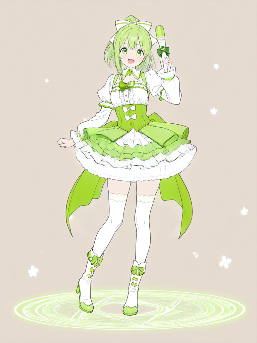 変身！、魔法少女きみどり【パラパライラスト】