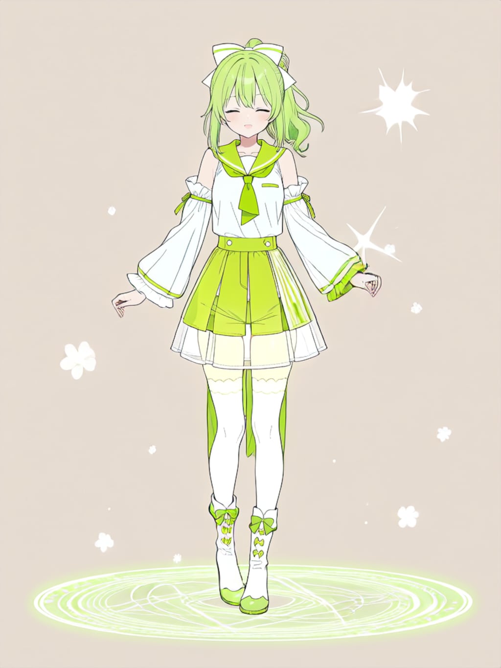 変身！、魔法少女きみどり【パラパライラスト】