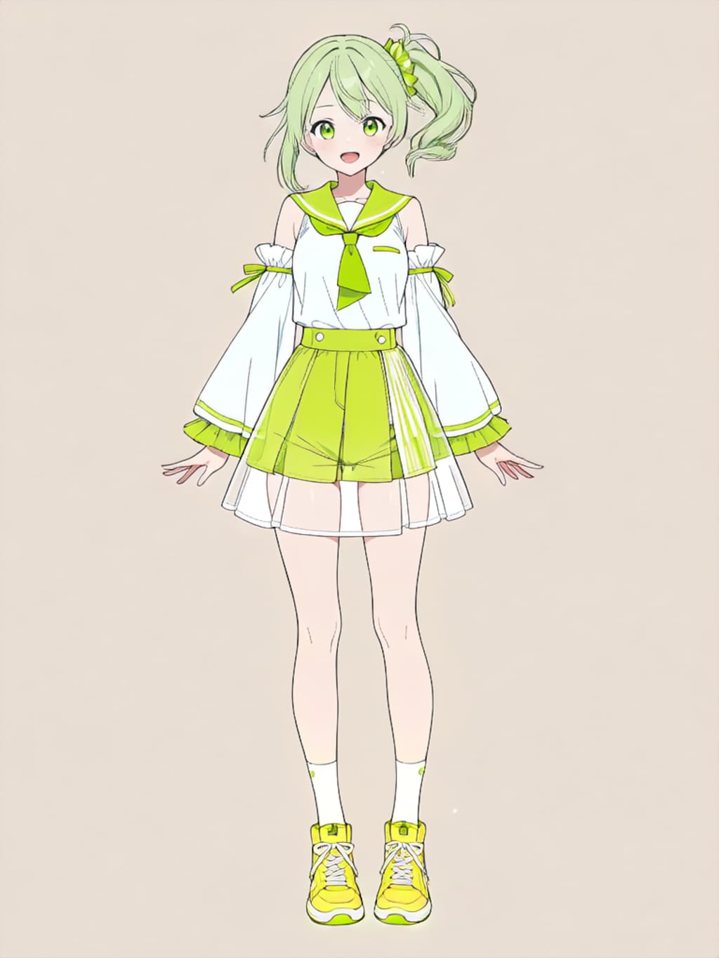 変身！、魔法少女きみどり【パラパライラスト】