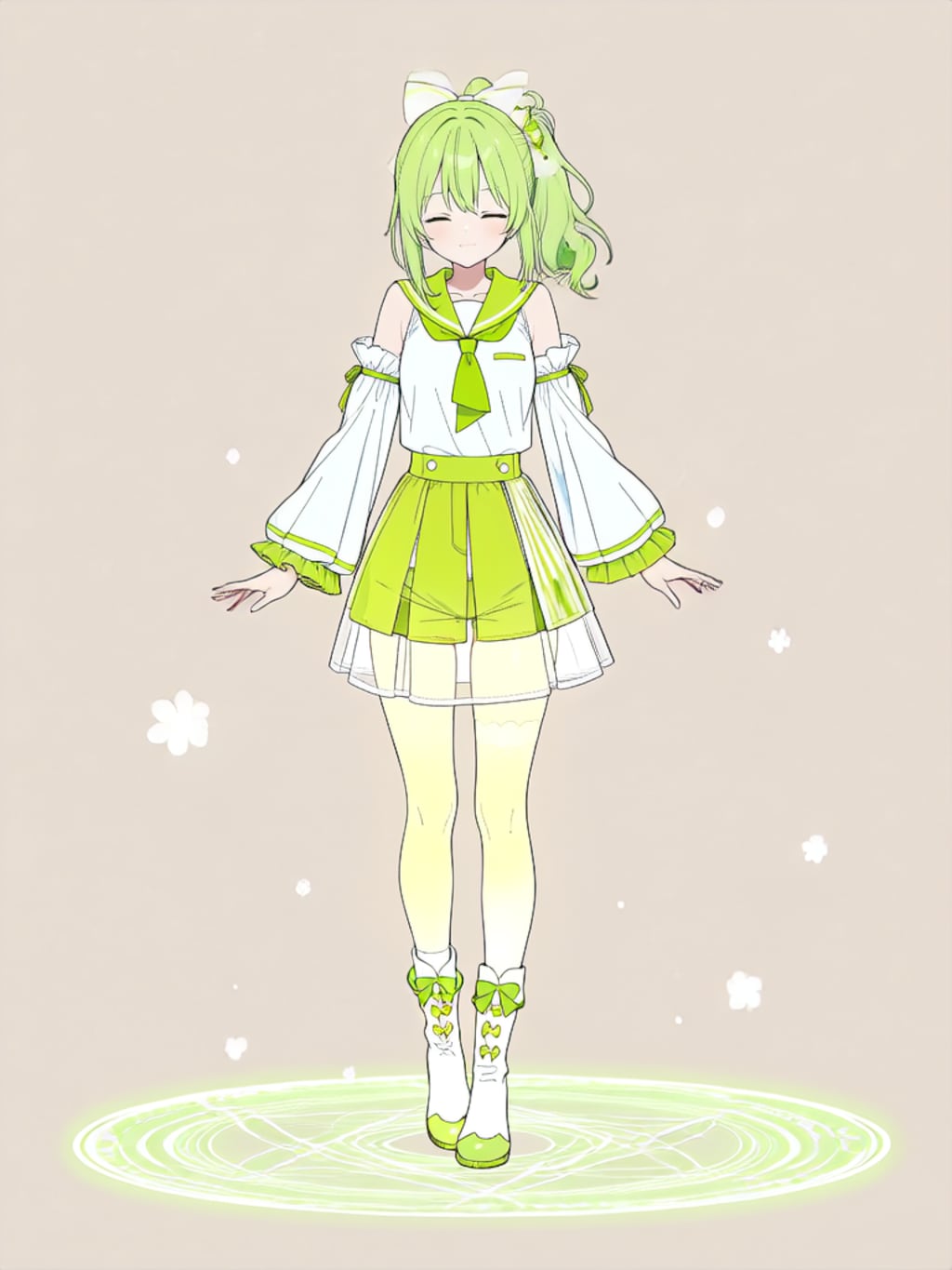 変身！、魔法少女きみどり【パラパライラスト】