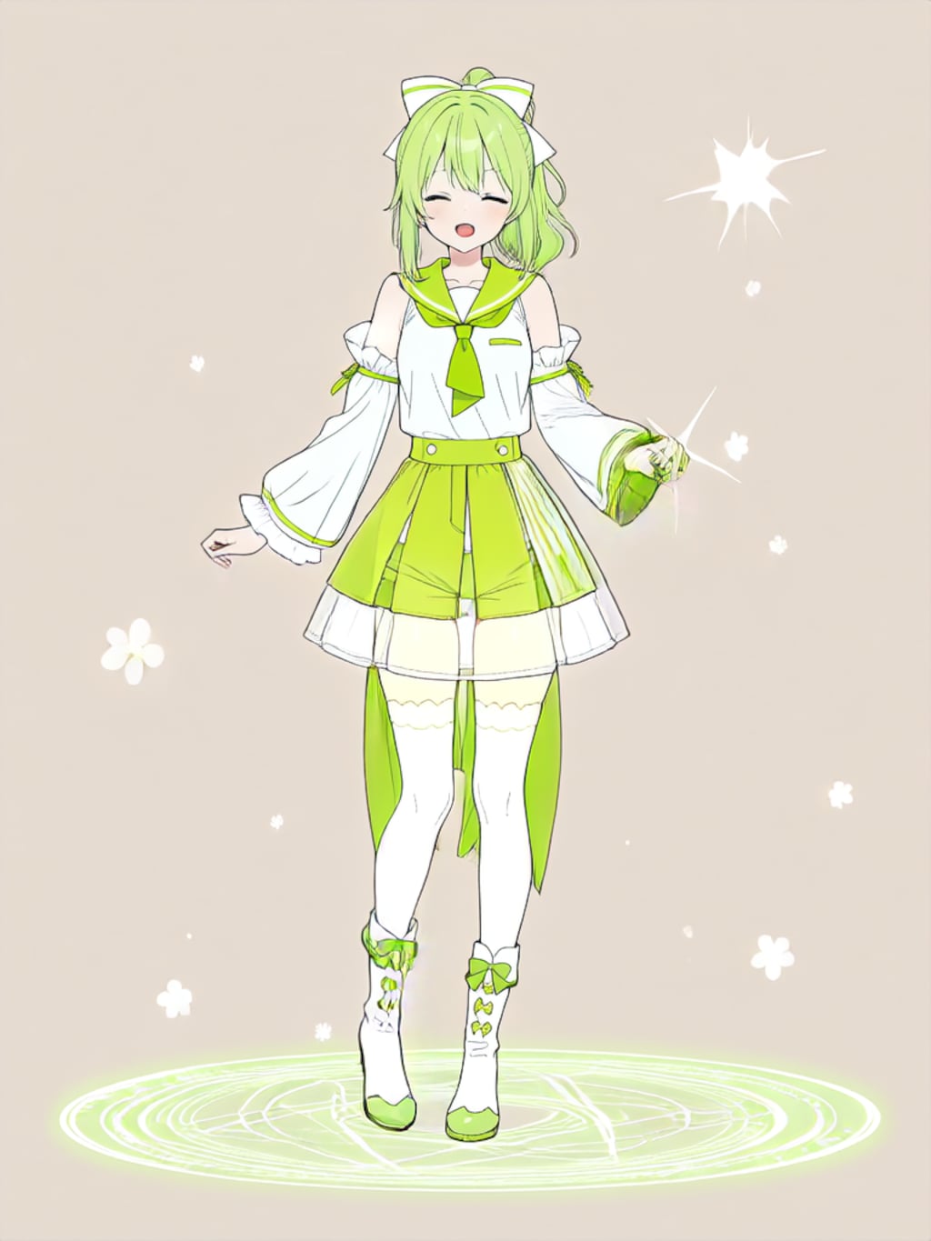 変身！、魔法少女きみどり【パラパライラスト】