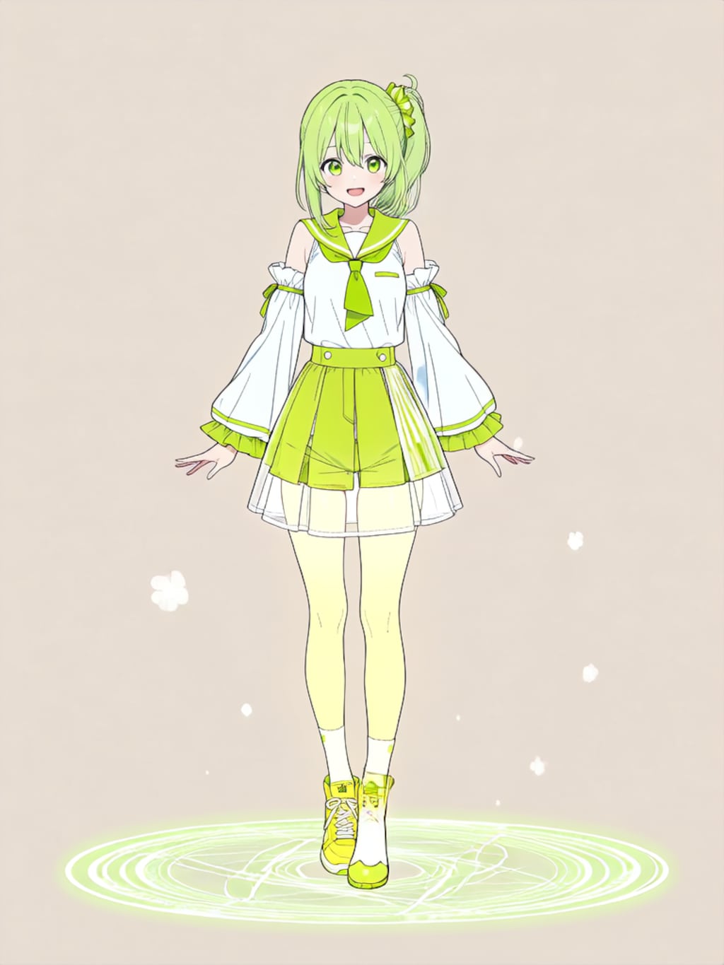 変身！、魔法少女きみどり【パラパライラスト】