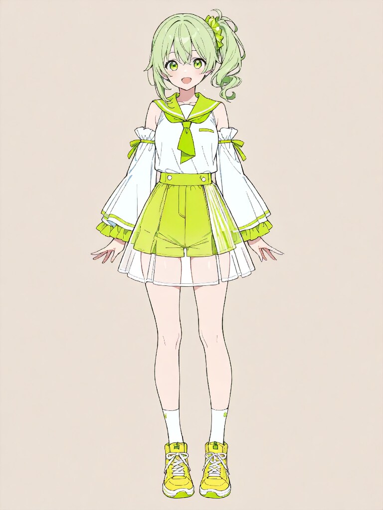 変身！、魔法少女きみどり【パラパライラスト】