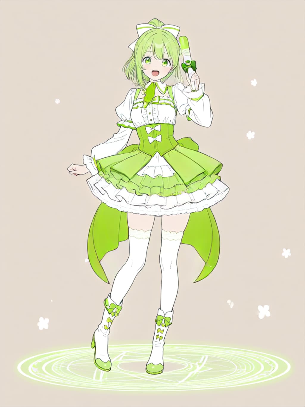 変身！、魔法少女きみどり【パラパライラスト】