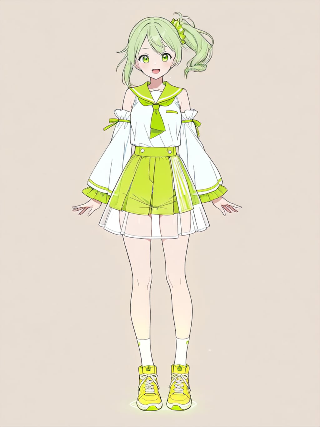 変身！、魔法少女きみどり【パラパライラスト】