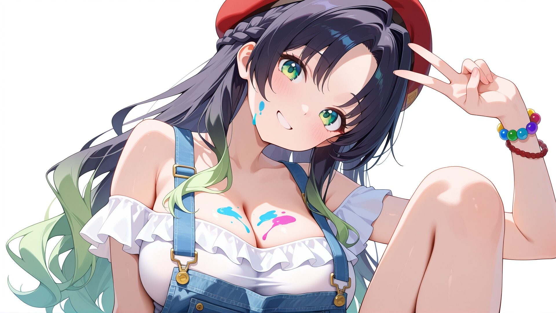 オーバーオールアトリエコーデ