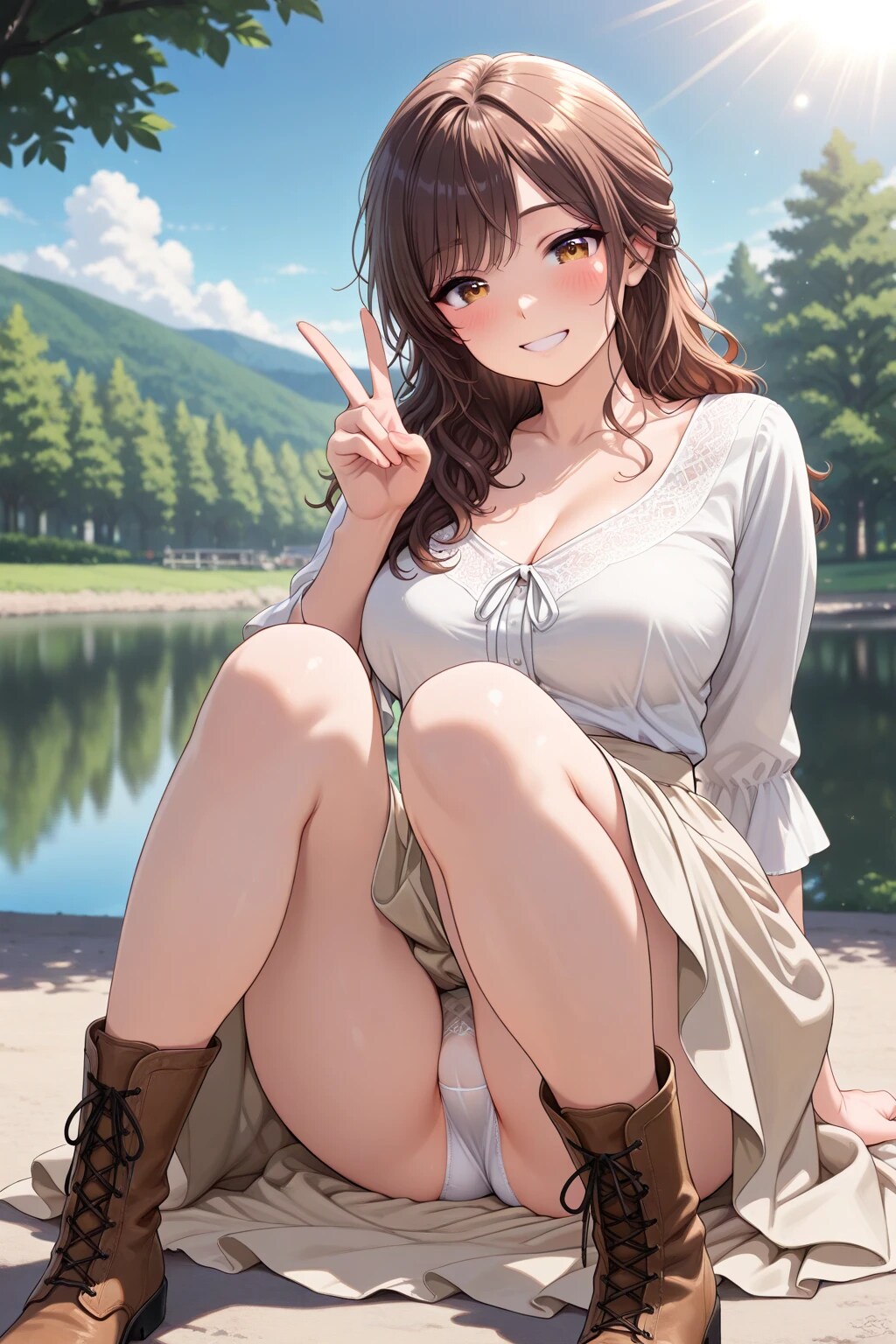 8枚:パンチラ&ピース