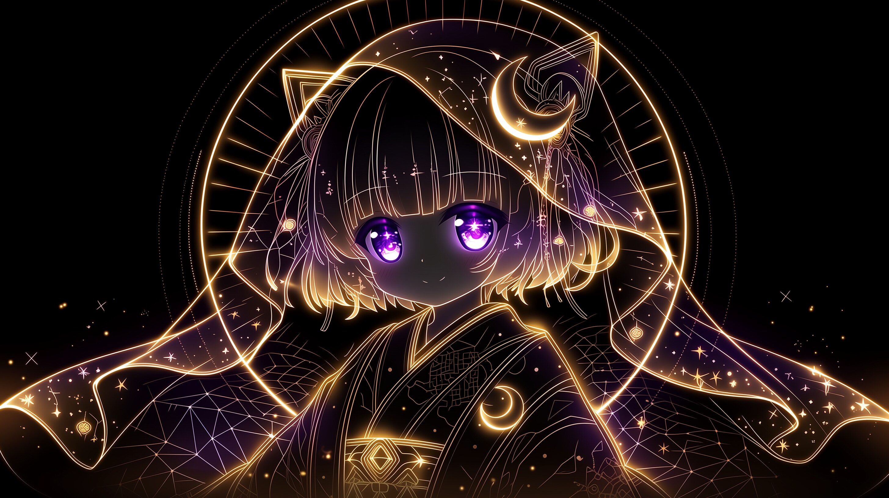 星読みの巫女と金の月輪