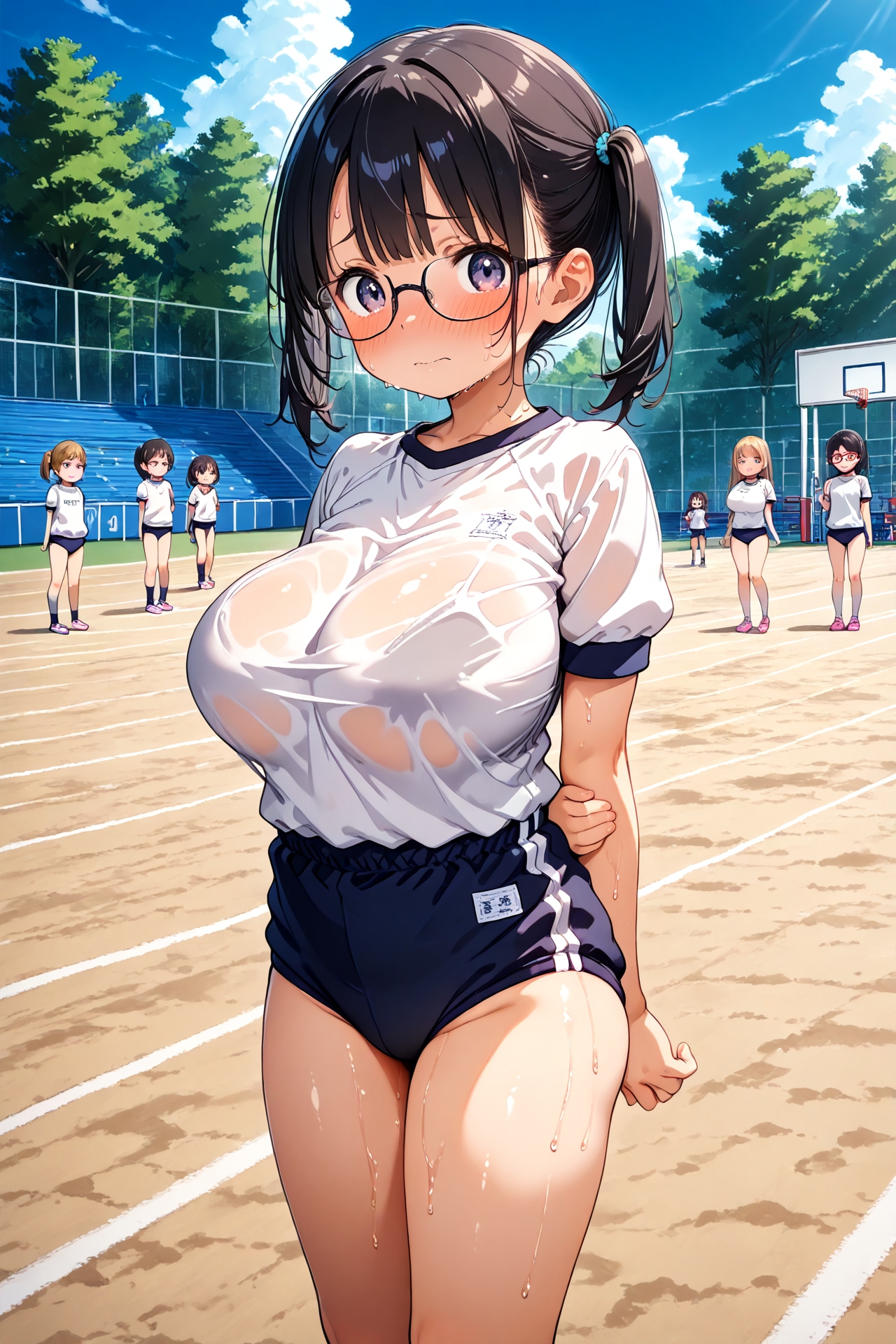 ロリ巨乳眼鏡ブルマ(29)