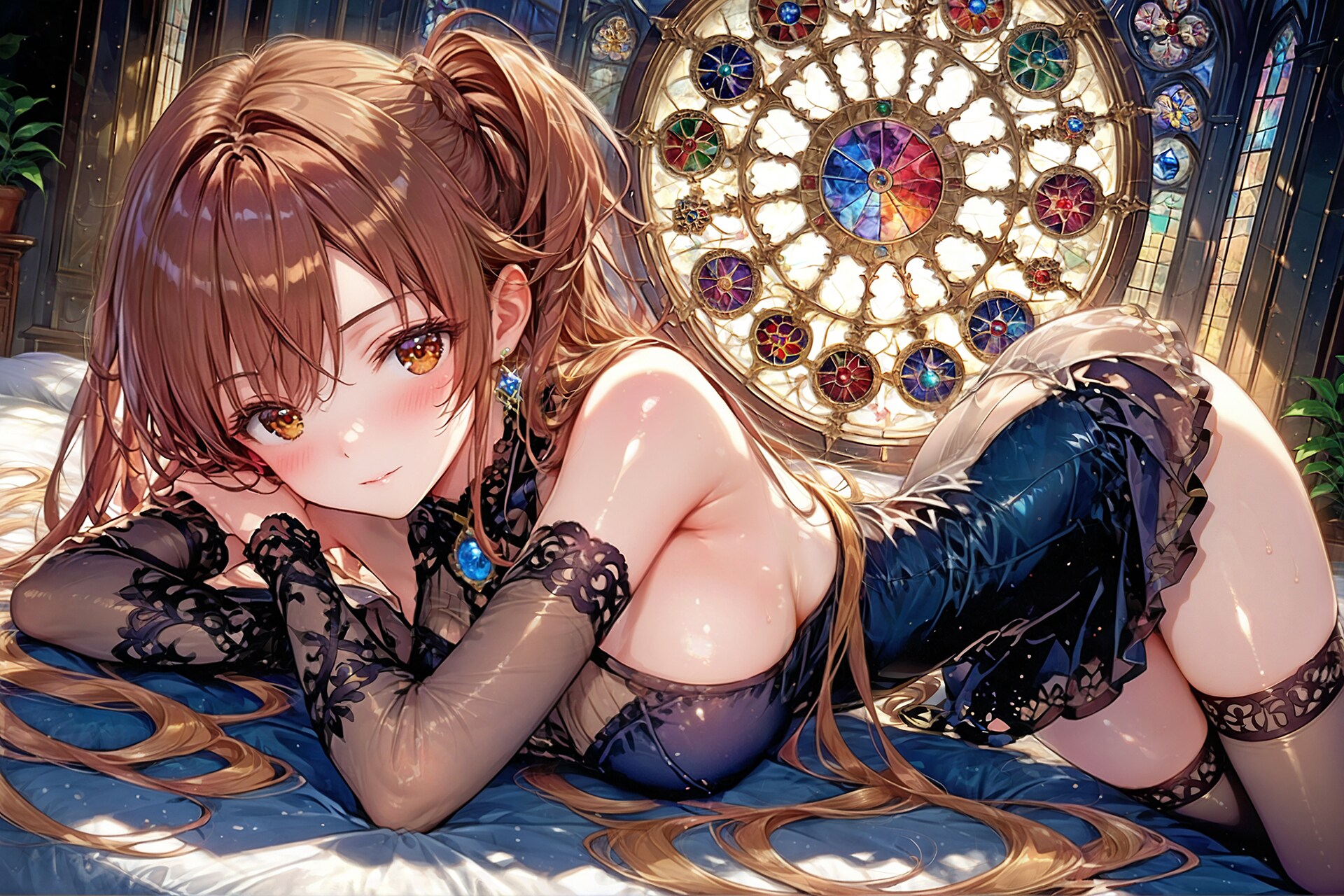 茶髪のお姉さん