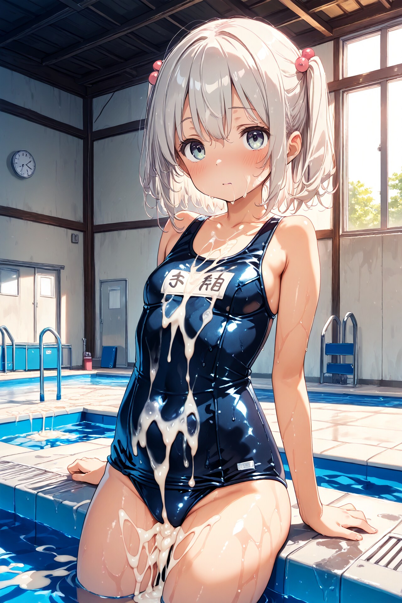 スク水少女に精液をぶっかけてみた(20)