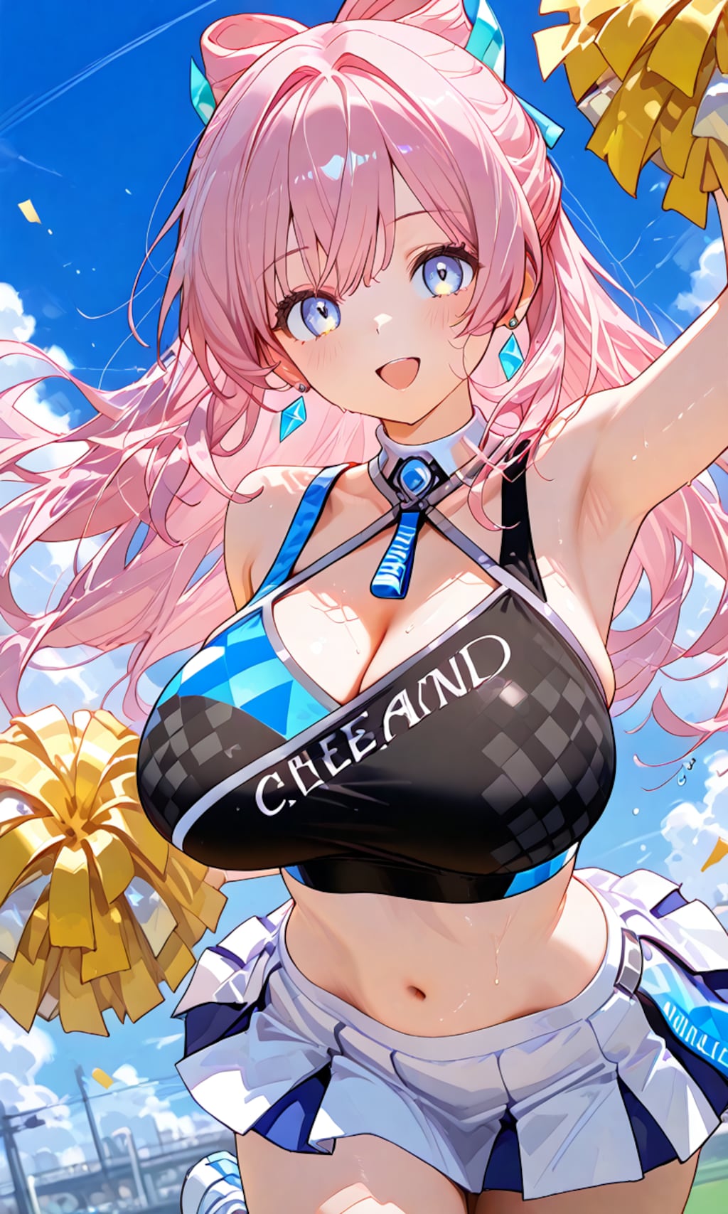 チアガールで応援