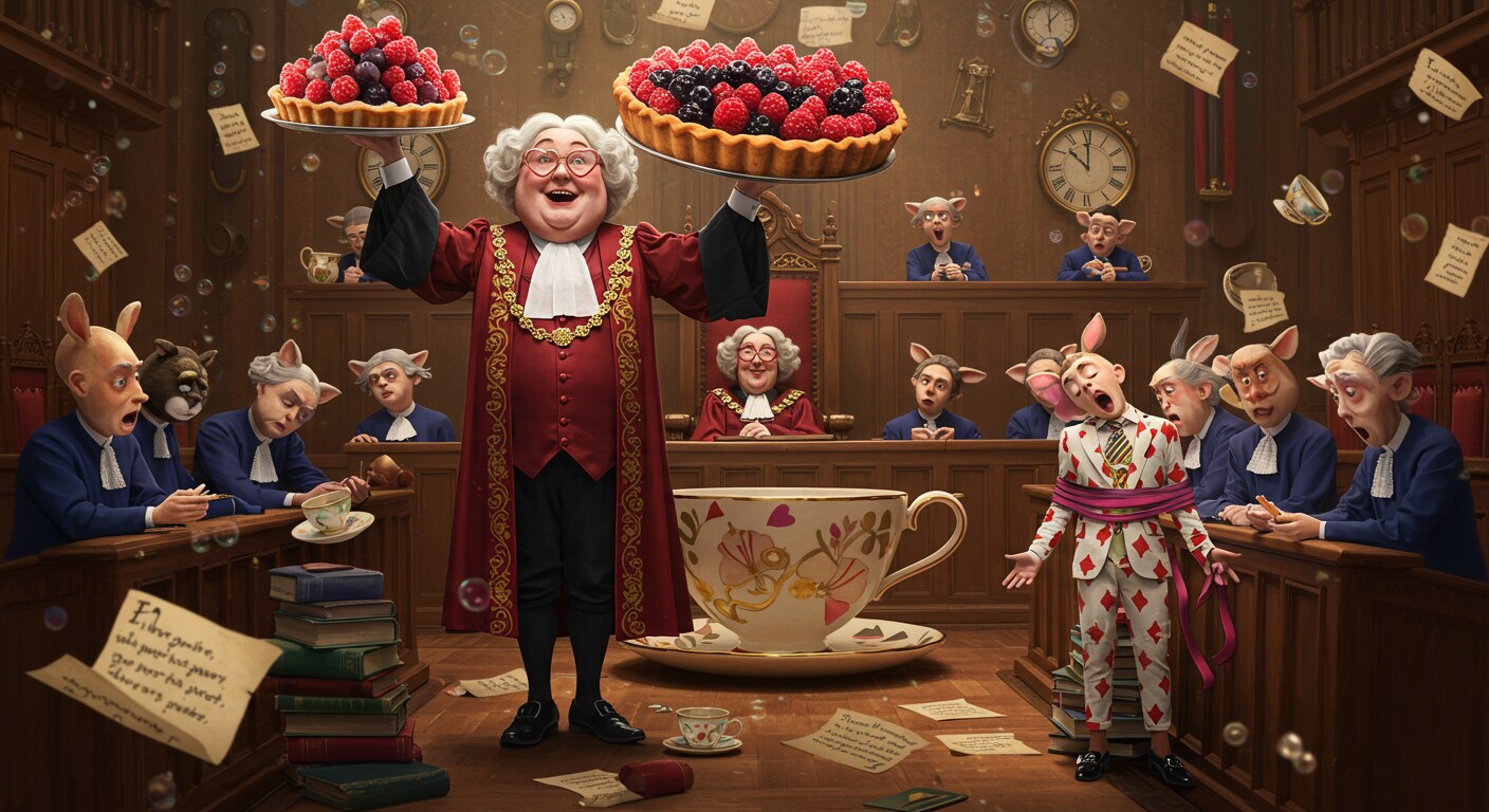 タルト盗難裁判の茶番劇 -1