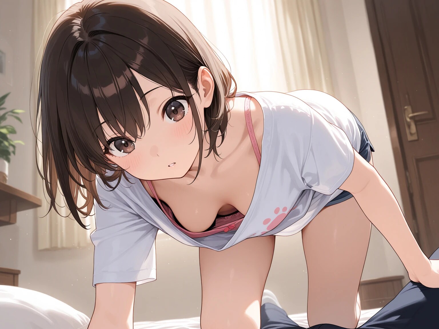 4枚:胸元ギリギリガールズ