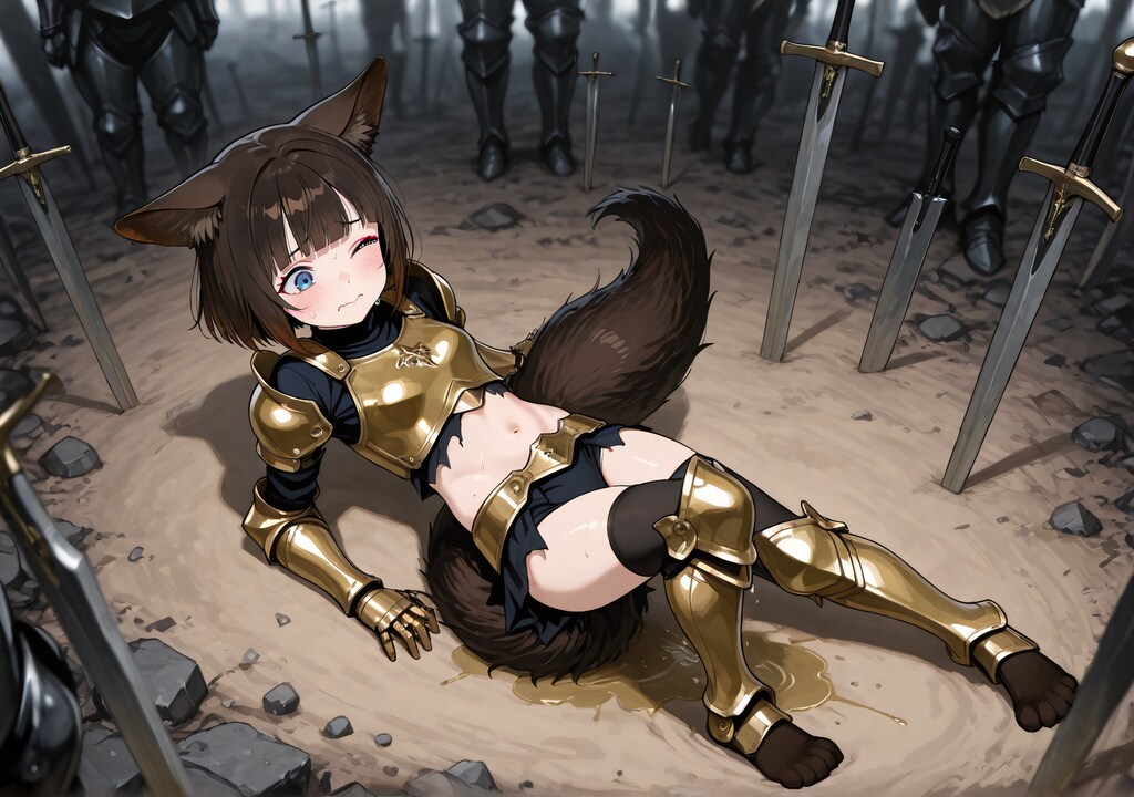 敗北... そして失禁