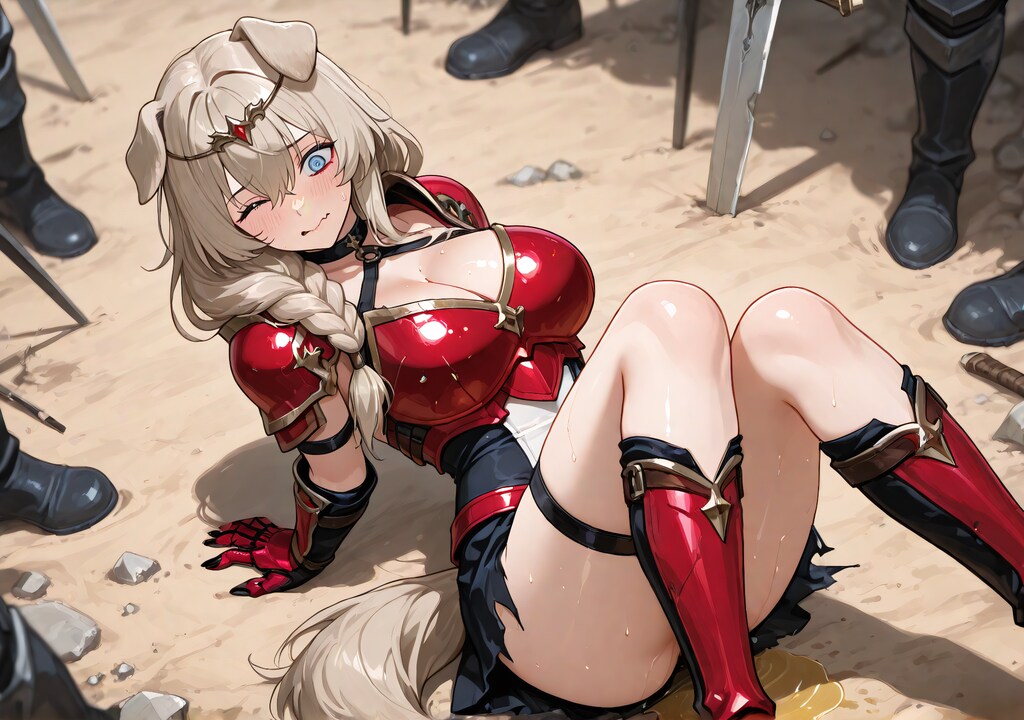 敗北... そして失禁