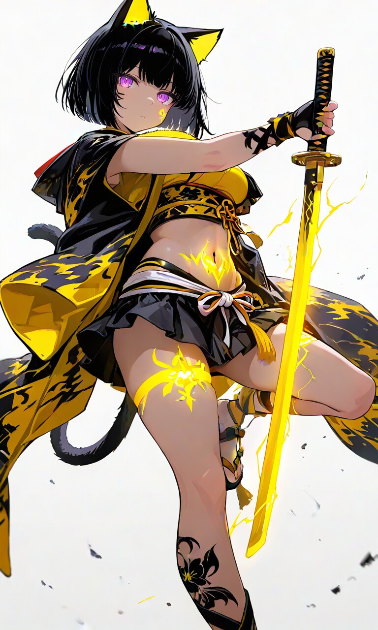 朔雷（さくら）の検討中イラスト・設定