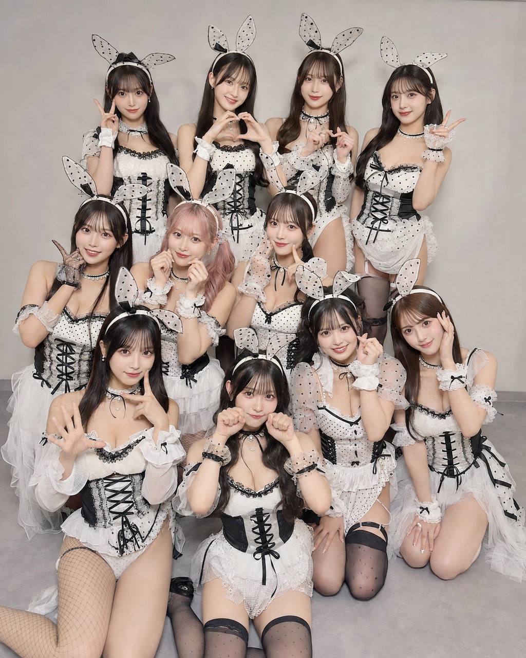 [4枚]セクシーで可愛いアイドル10人組