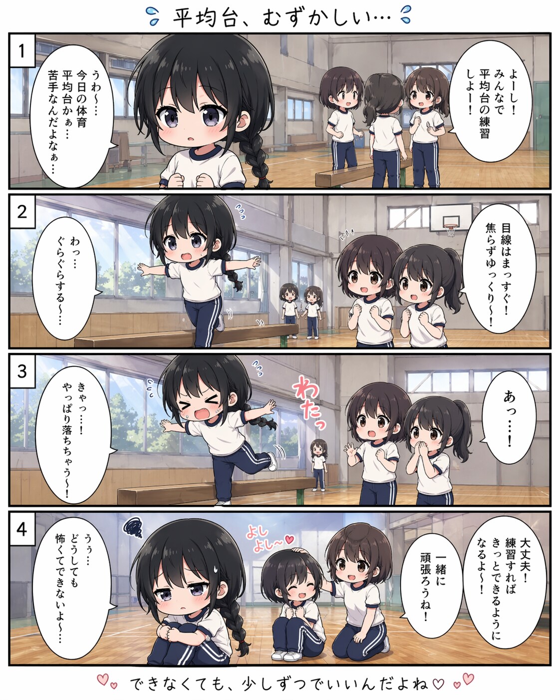 平均台苦手