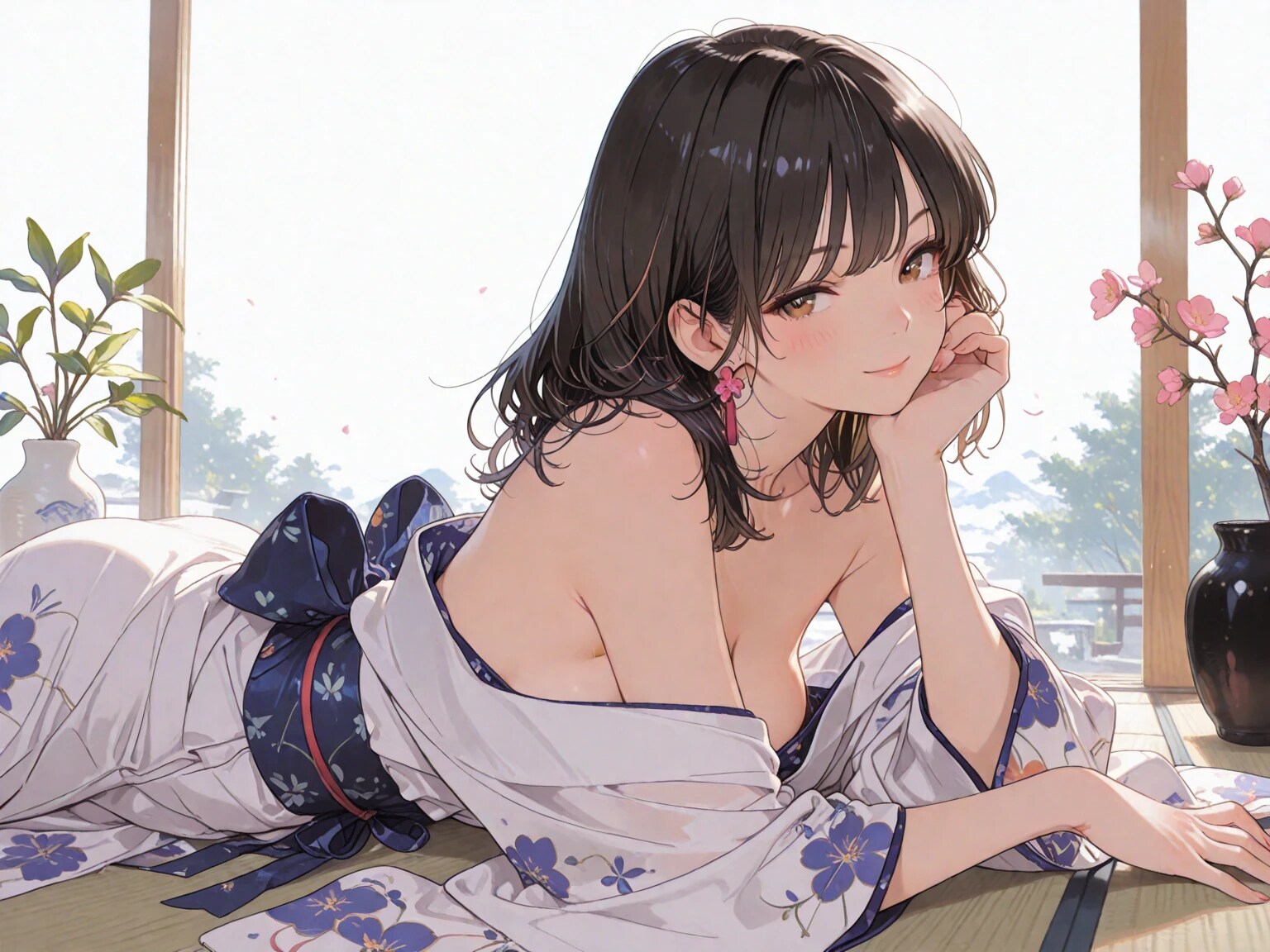 11枚：着物グラビア