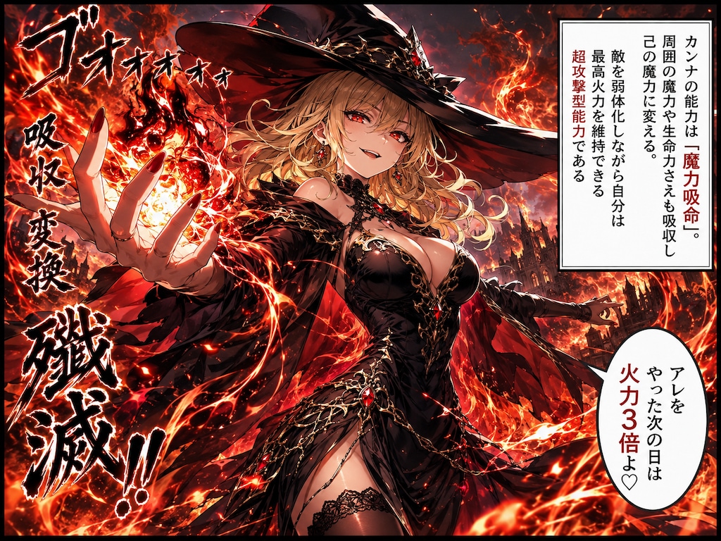 吸収する魔法