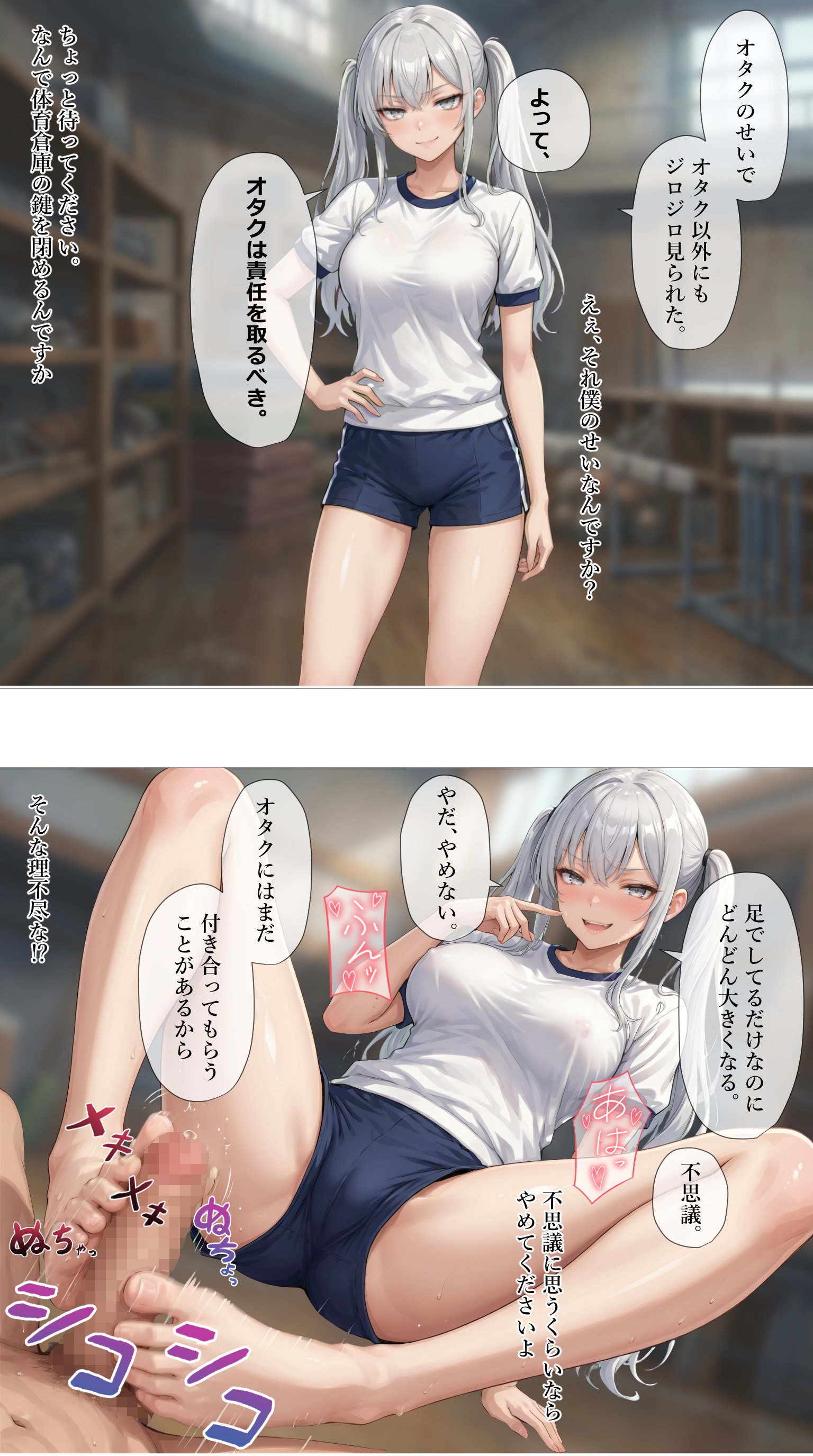 体育の授業を受ける一軍ギャルズ【氷室雪乃】編